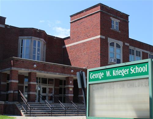Krieger main entrance 
